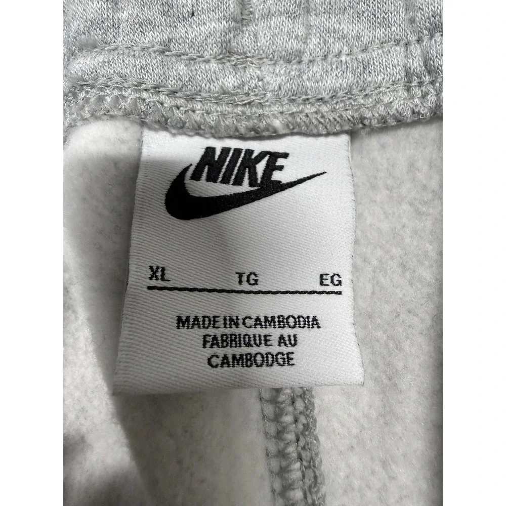 Nike‎ Sweatpants Mens XL Gray Fleece Cargo Joggers Pants Athletic FN3805-063